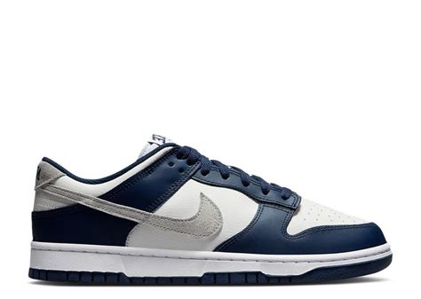 nike dunk low midnight navy/summit white/weiß/light smoke grey|nike dunk color shoes.